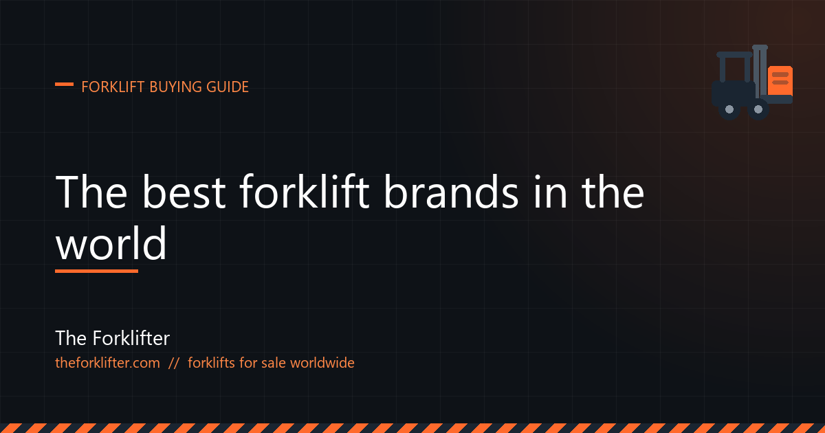 The Forklifter guide: the best forklift brands in the world