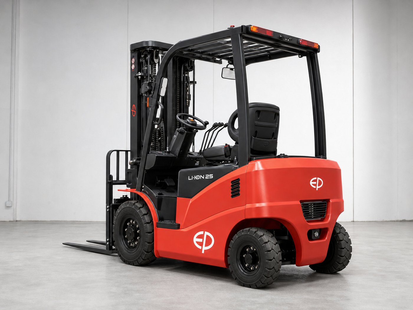 New EP EFL252 2.5 ton Electric forklift for sale, full machine, rear