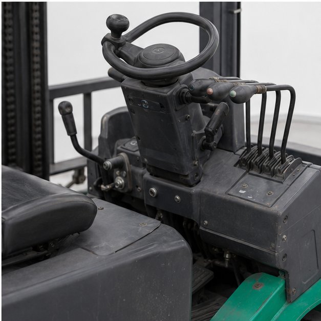 Used Hangcha CPCD25 2.5 ton Diesel forklift for sale, seat and controls