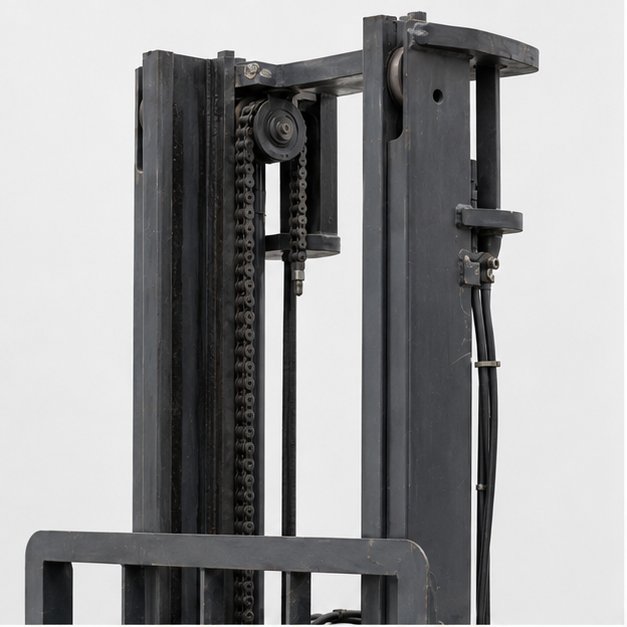 Used Hangcha CPCD25 2.5 ton Diesel forklift for sale, mast and chains