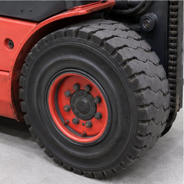 Used Linde H30D 3 ton Diesel forklift for sale, tyres and wheel