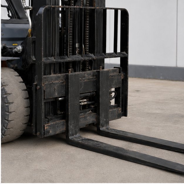 Used Toyota 8FG25 2.5 ton LPG forklift for sale, forks and carriage